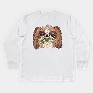 Pup Says Kids Long Sleeve T-Shirt